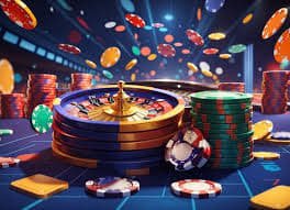 Antarmuka permainan Lightning Baccarat di loy4d dengan dealer langsung dan panel taruhan interaktif